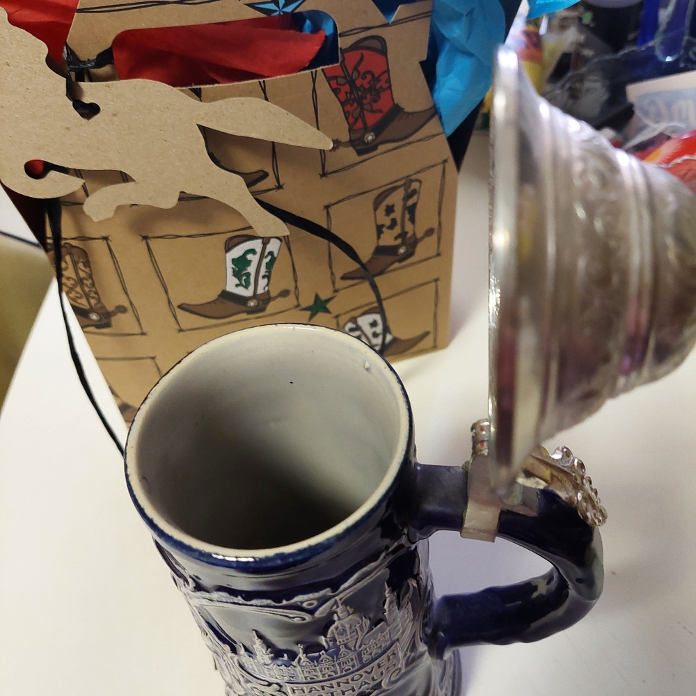 German beer stein